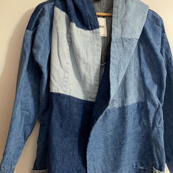 Free people x PRPS Goods Streetwear Oversized Japanese Denim Jacket Gorpcore - Picture 5 of 14